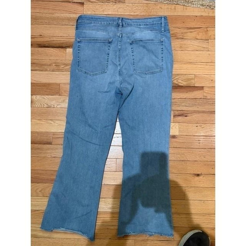 Frame Denim Women's Le High Straight Chewed Hem Cropped Jeans Size 32 T37-2 - Picture 3 of 3